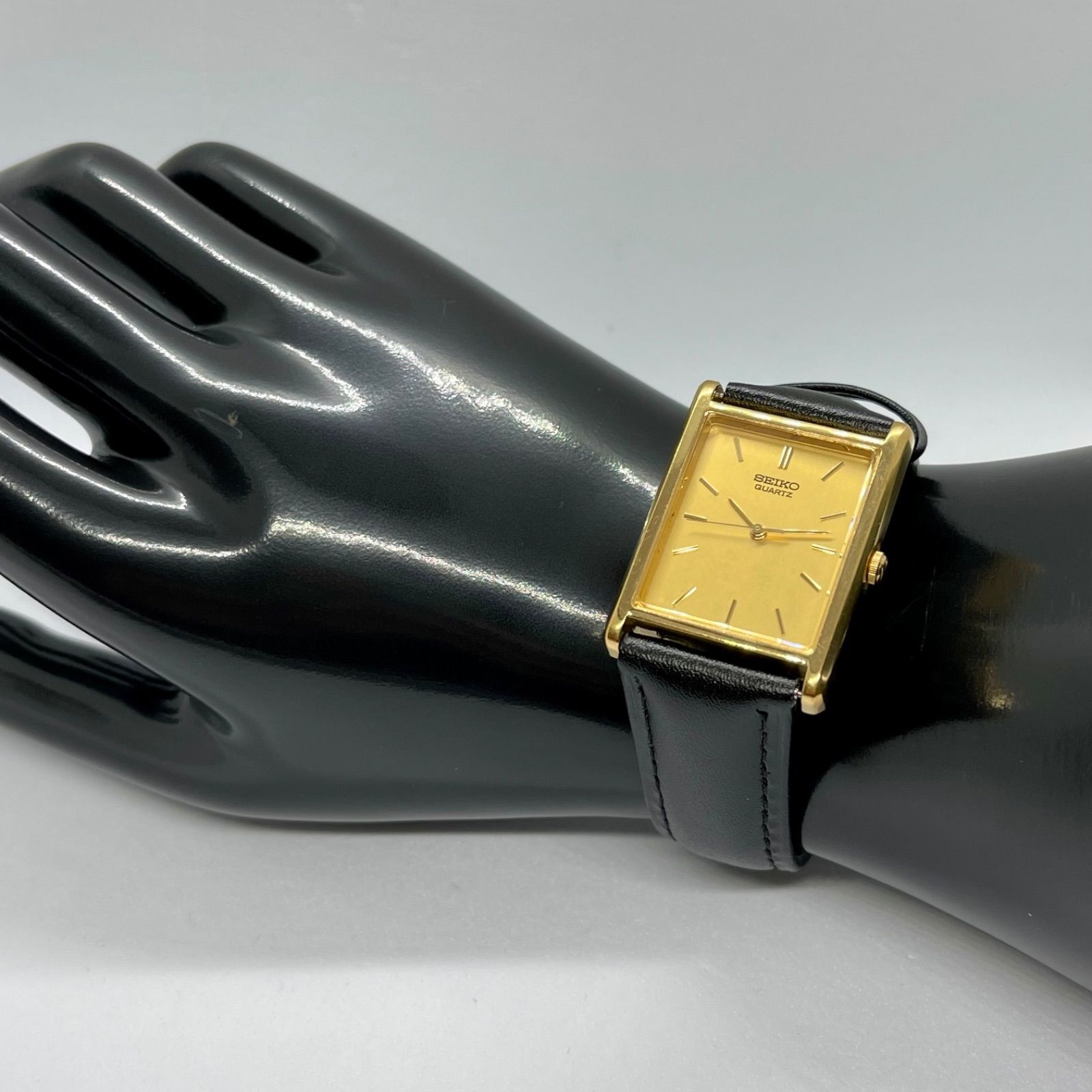 SEIKO セイコー メンズ腕時計 7N01-5B40 ゴールド 黒系 ブラック ...