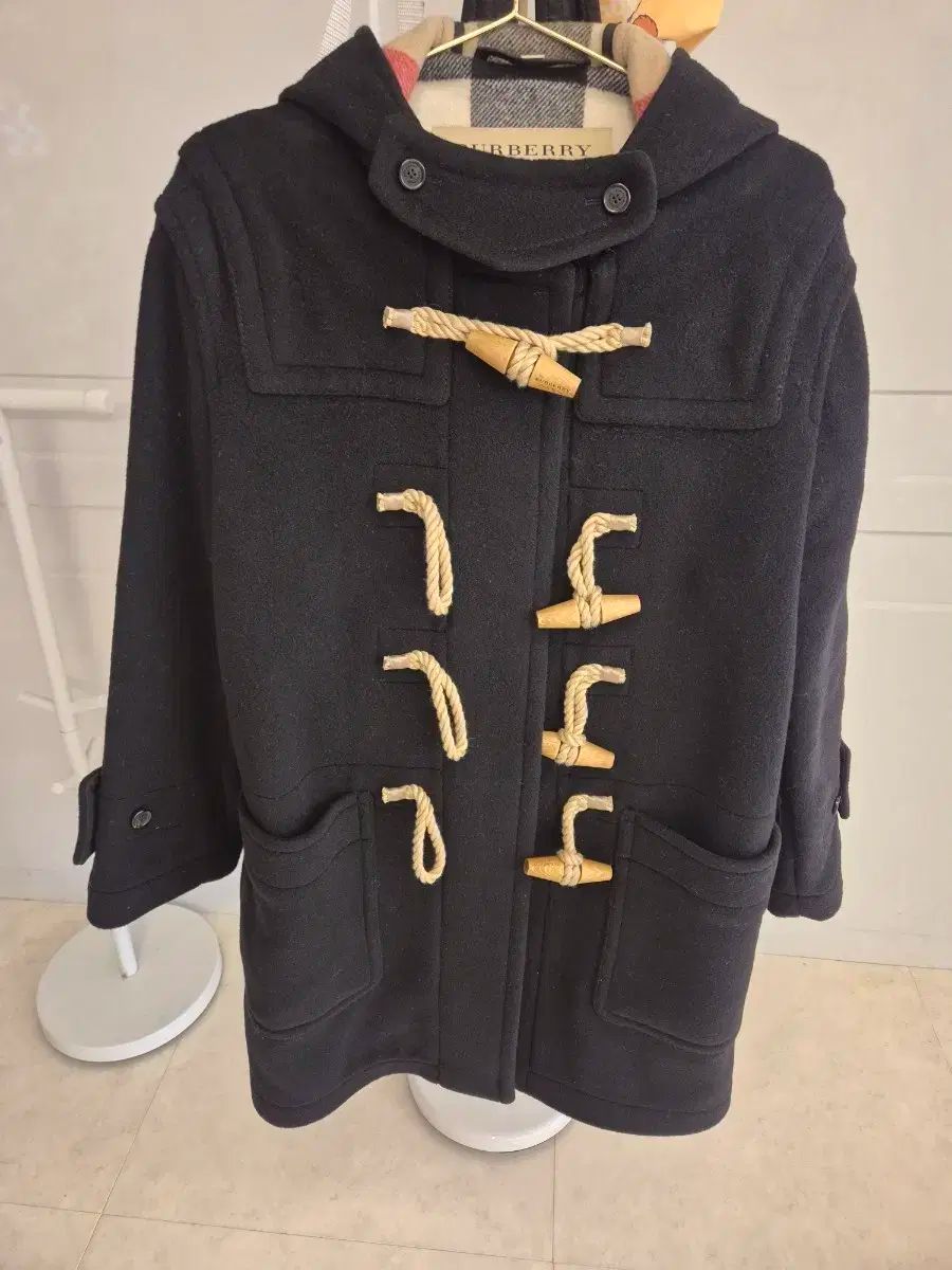 BURBERRY バーバリー トグルボタン フード コート