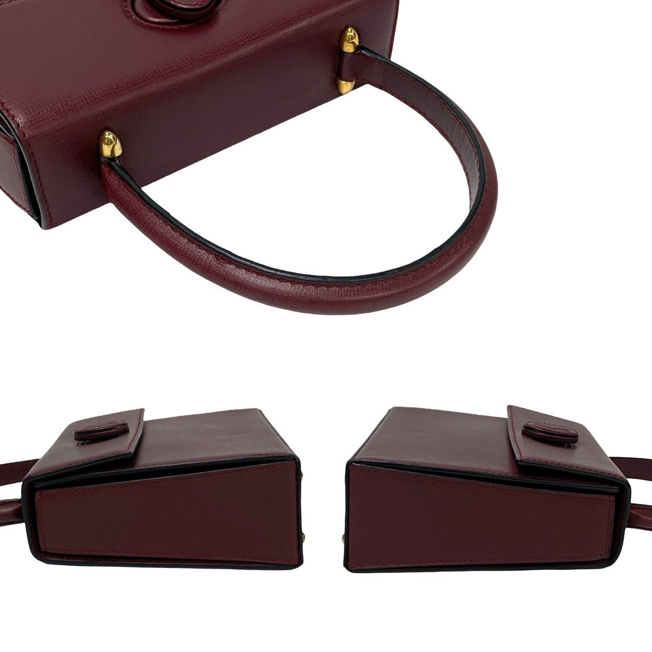 美品✨ Cartier カルティエ ハンドバッグ レザー ボルドー レディース 楽天市場】【ヴィンテージ】 カルティエ ハンドバッグ ターン