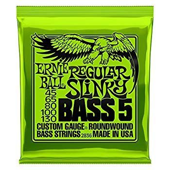 ･ ERNIE BALL 2836 ベース弦 5弦 45-130 5-STRING REGULAR SLINKY BASS レギュラー スリンキー ベース sdt40b8