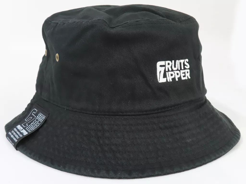 【中古】帽子 FRUITS ZIPPER バケットハット ブラック L/XLサイズ 「FRUITS ZIPPER 3rd Anniversary 超めでたいライブ -さん-」