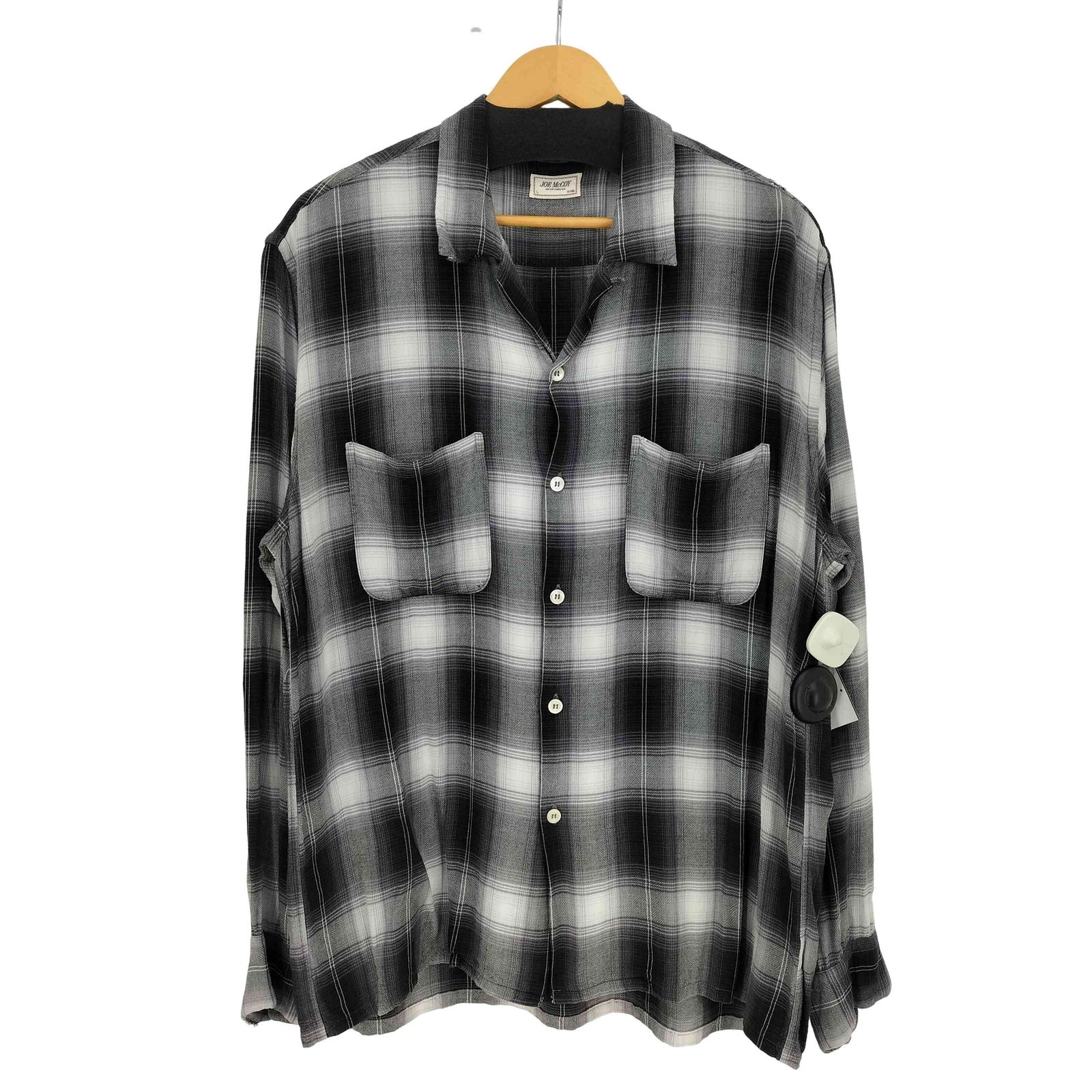 ザリアルマッコイズ THE REAL McCOYS SHADOW CHECK RAYON SHIRT ザリアルマッコイズ THE REAL McCOYS SHADOW CHECK RAYON SHIRT