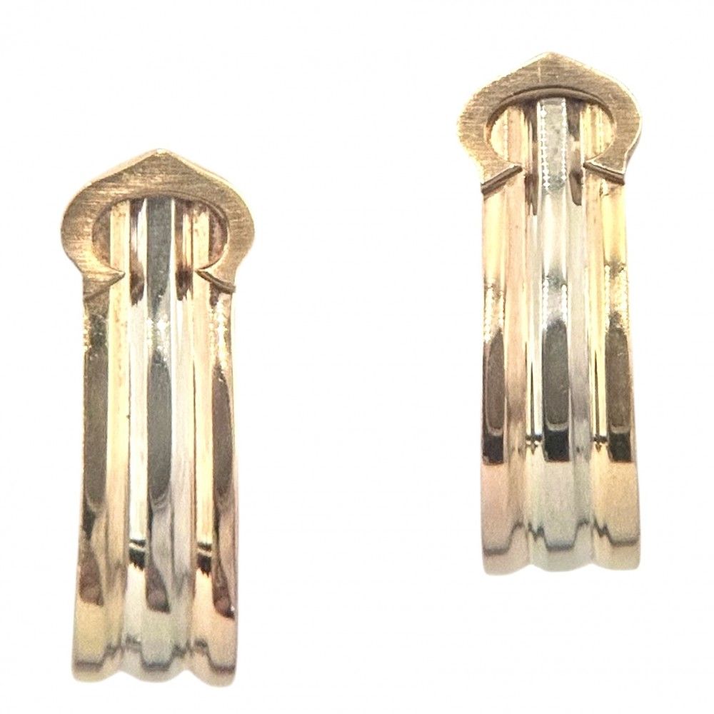 カルティエ ピアス レディース 2C スリーカラー ジュエリー  