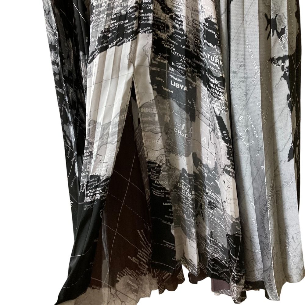 プリーツ ロングスカート