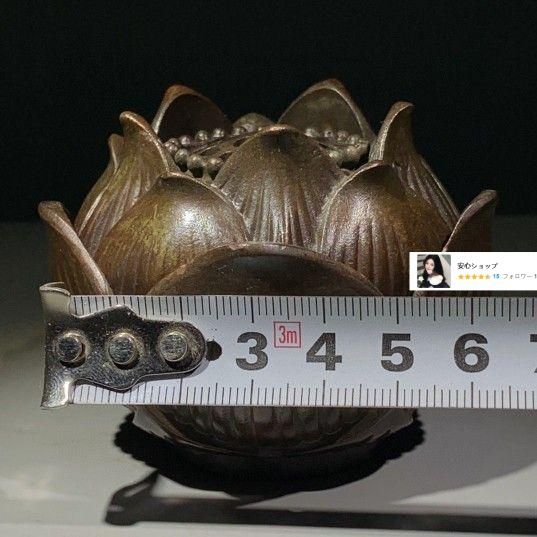 銅製 香炉 宝蓮灯薫香炉 蓮華香炉 茶道具 香道具 装飾品 工芸品 置物 銅製 香炉 宝蓮灯薫香炉 蓮華香炉 茶道具 香道具 装飾品 工芸品