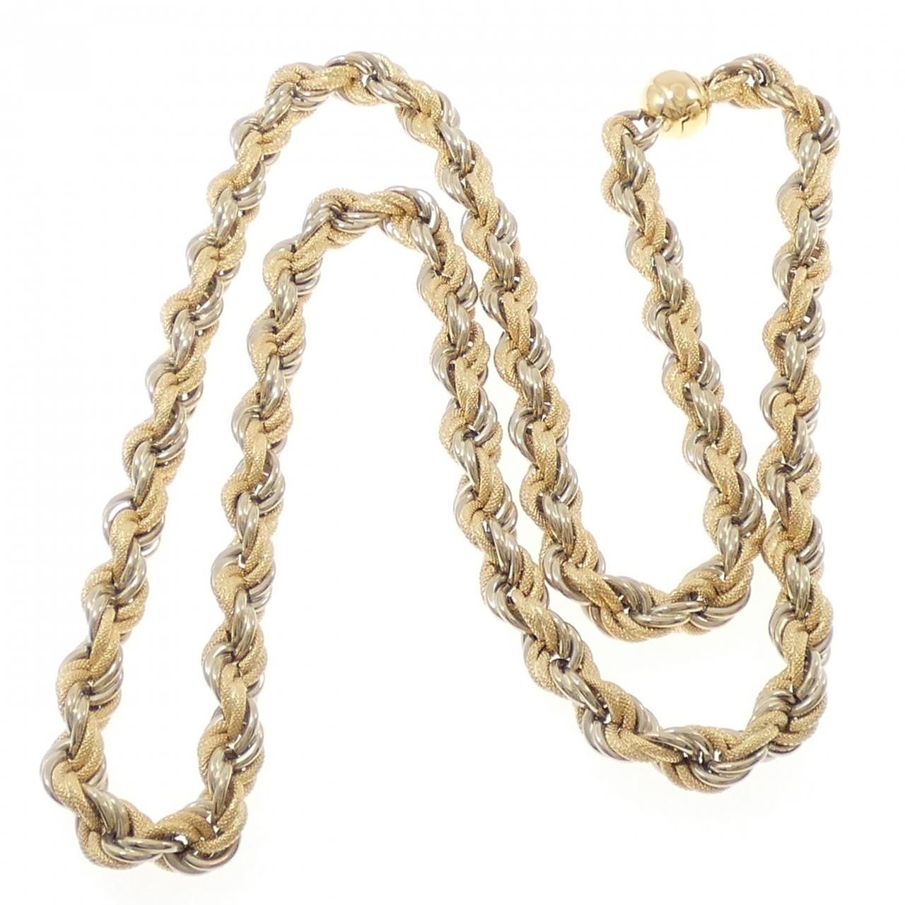 agete アガット K18 ダイヤモンド ネックレス スマイル カーブライン agete アガット K18 ダイヤモンド ネックレス スマイル カーブライン