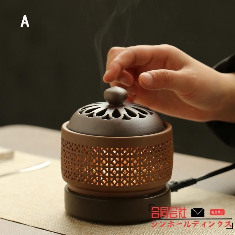 リラックス 癒し 心を落ち着かせてくれる 仏壇用香炉 手作りセラミック香アロマセラピーバーナー香炉 アロマセラピー香炉 おしゃれ お香立