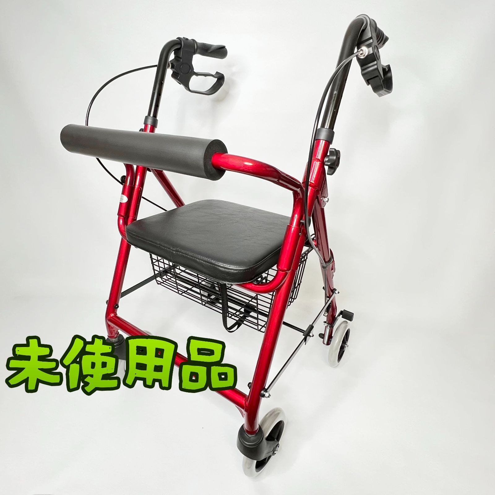 ☆軽量アルミ歩行車 シンフォニー シルバーカー ブルー アウトレット品