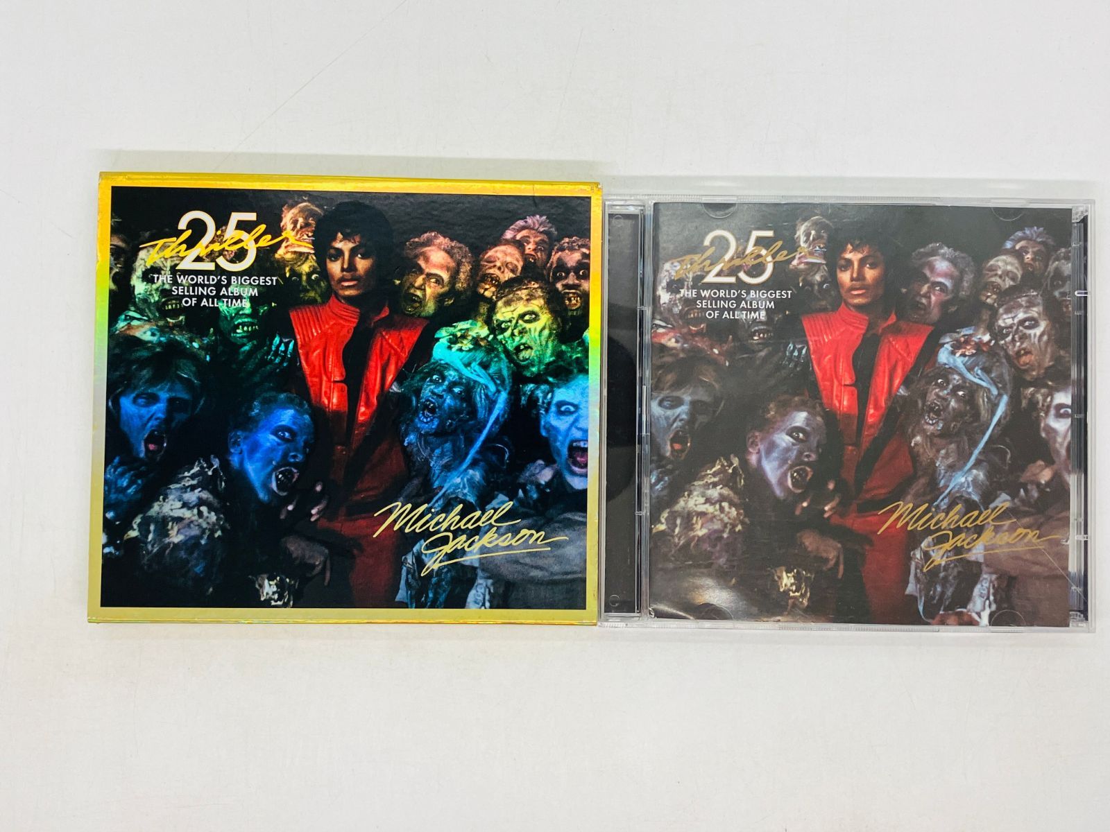 CD+DVD michael Jackson Thriller 25周年記念リミテッド・エディション マイケル・ジャクソン スリラー レア ツメ緩い  T04 - メルカリ