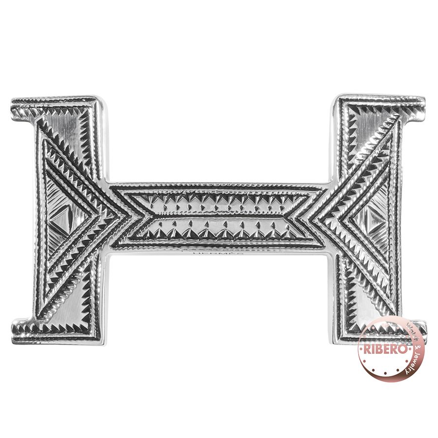 HERMES エルメス トゥアレグ バックル 銀製 シルバー 925