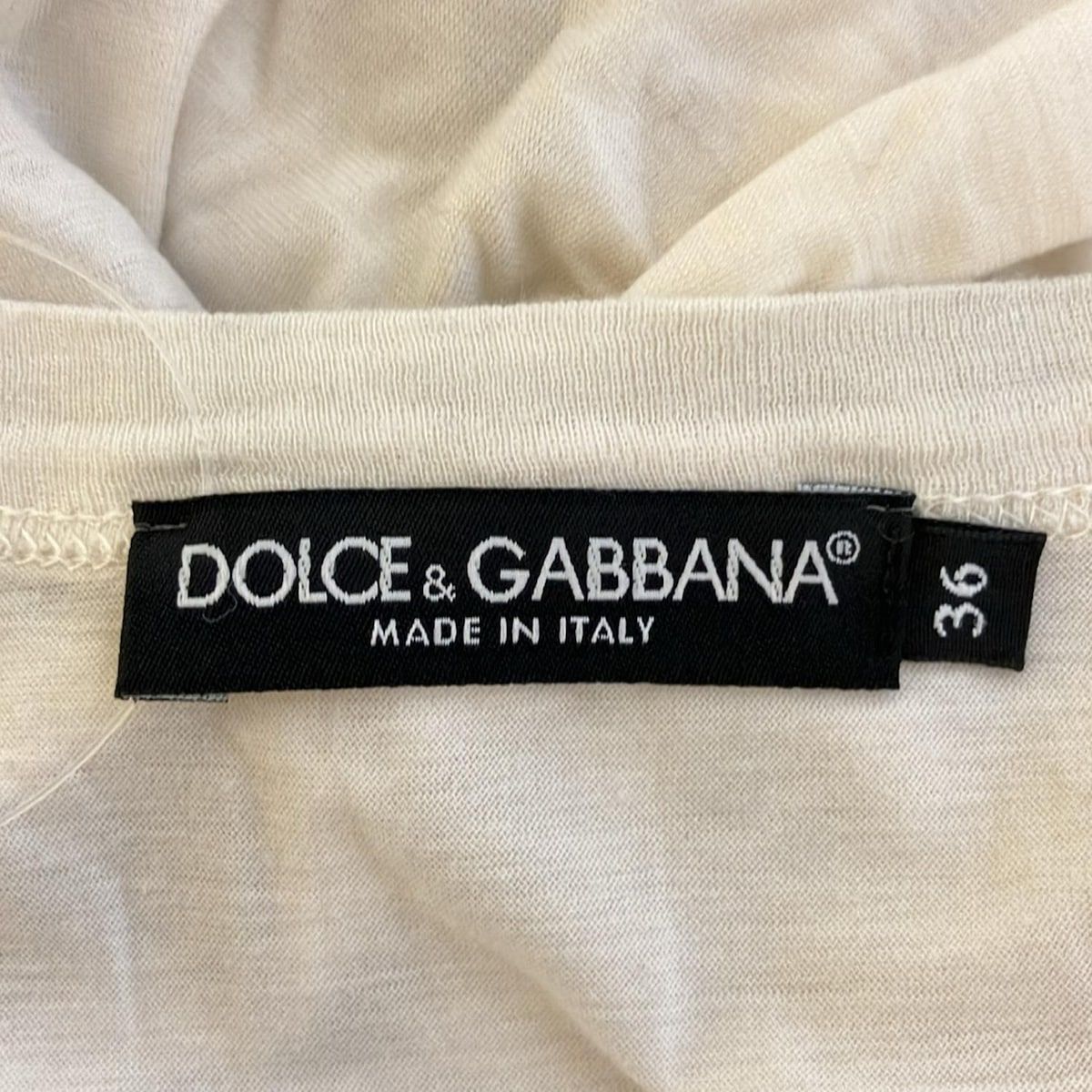 DOLCE&GABBANA(ドルチェアンドガッバーナ) 半袖Tシャツ サイズ36