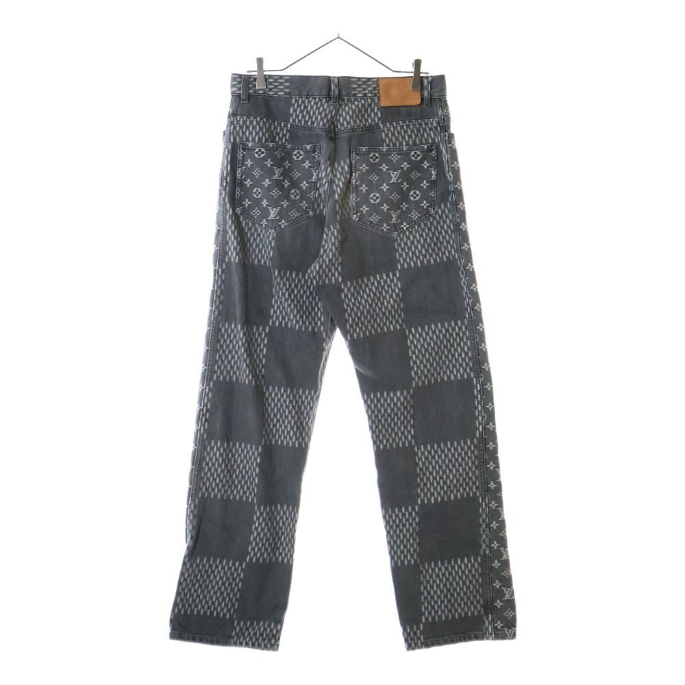 20AW ×NIGO ジャイアントダミエウェーブスモノグラムデニムジャケット ルイ・ヴィトン「ジャイアントダミエウェーブスモノグラムデニム