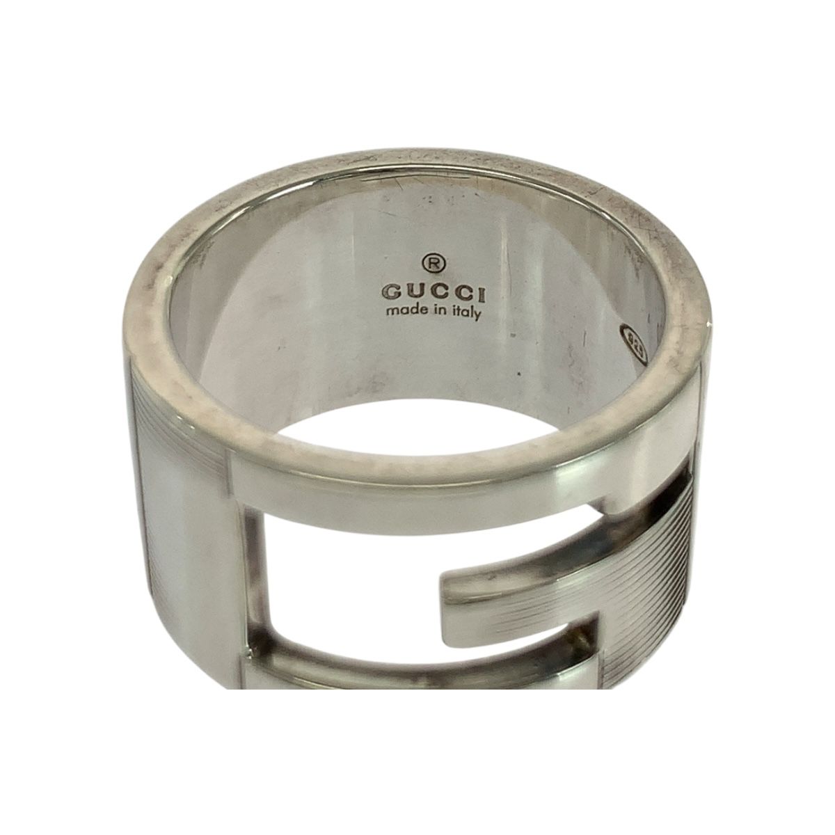 GUCCI グッチ ブランデットGリング 17 GUCCI ブランデッドGリング 17号 - アクセサリー本当に 安い