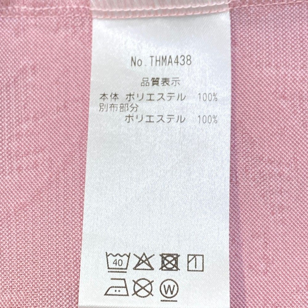 サイズ：L   GOLF トミー ヒルフィガーゴルフ  半袖ポロシャツ ヤシの木柄 ピンク系 [240101444990] ゴルフウェア メンズ ストスト サイズ：L TOMMY HILFIGER GOLF トミー ヒルフィガーゴルフ 半袖