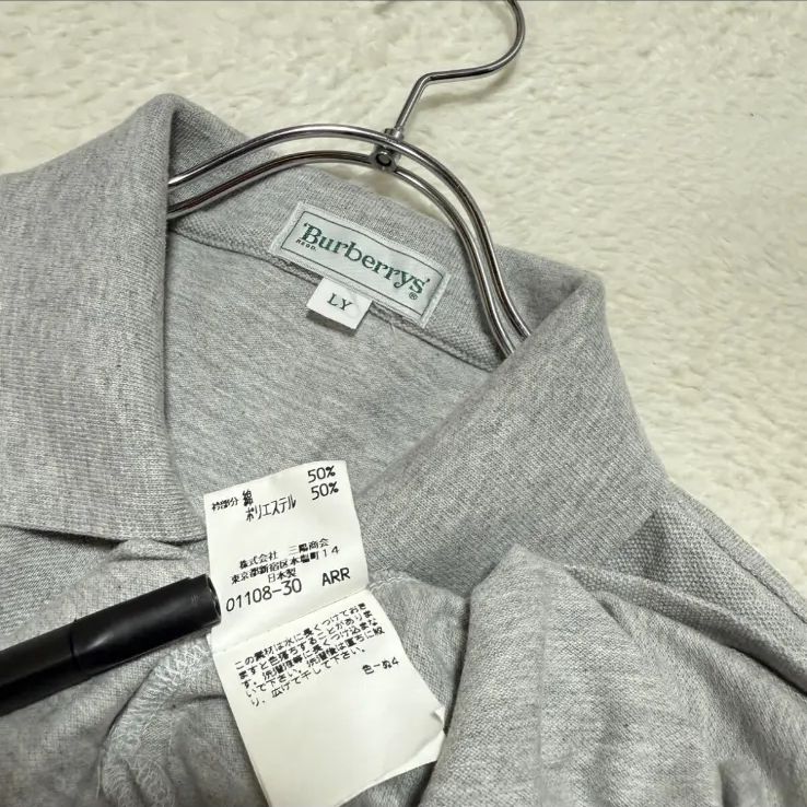 Burberrys バーバリー バーバリーズ 旧タグ 三陽商会 日本製 グレー