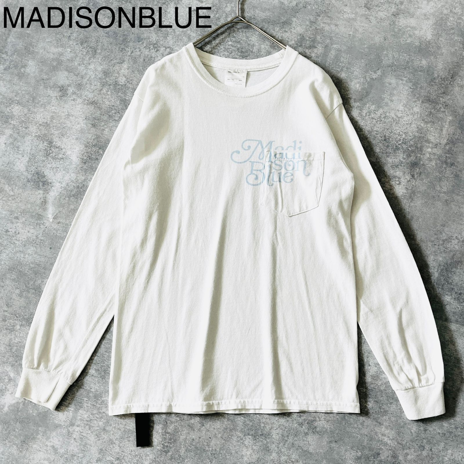 MADISONBLUE/マディソンブルー】HELLO SWEAT ロングスリーブ（T