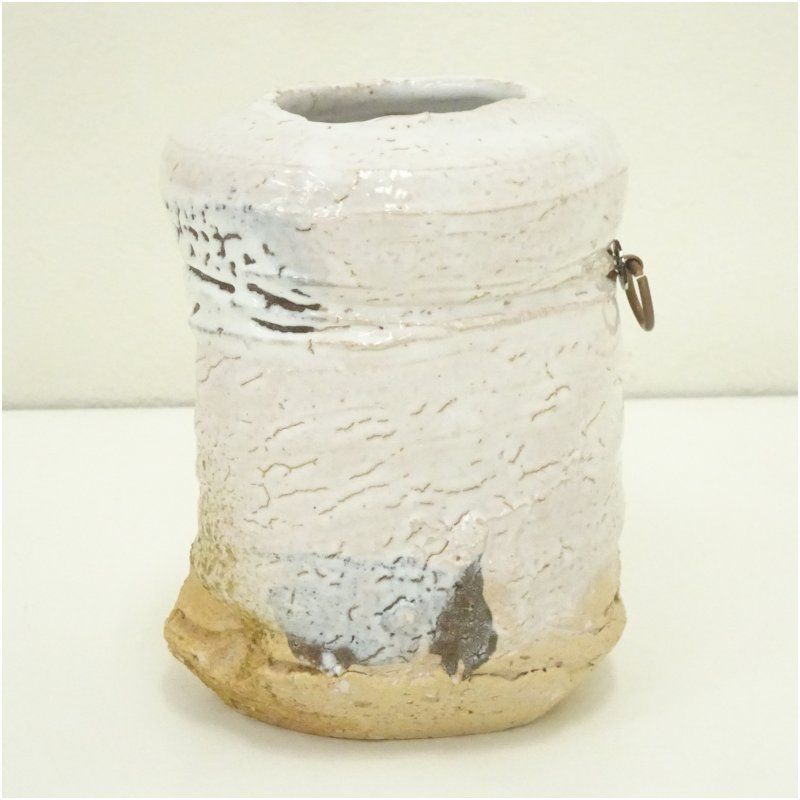 萩焼 渋谷泥詩造 掛花入（共箱） 花入れ 茶道 茶道具 花瓶