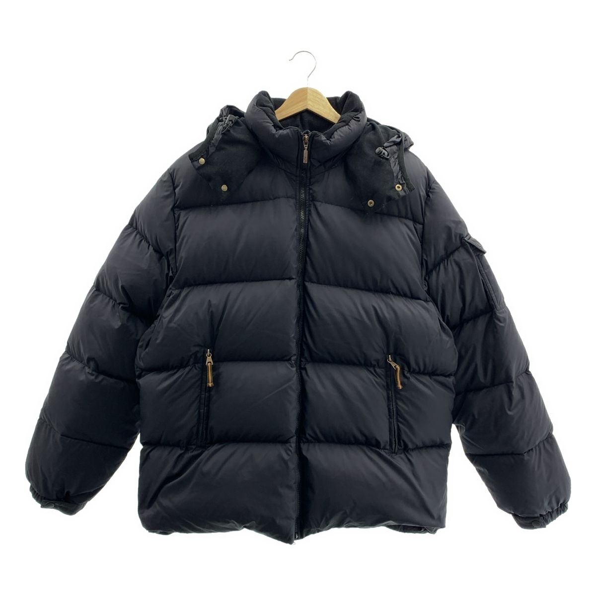 MONCLER / モンクレール | 茶タグ ロゴジップ ダウンジャケット / 着脱  