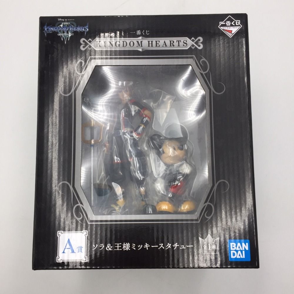 一番くじ KINGDOM HEARTS A賞 ソラ＆王様ミッキースタチュー フィギュア 未開封品