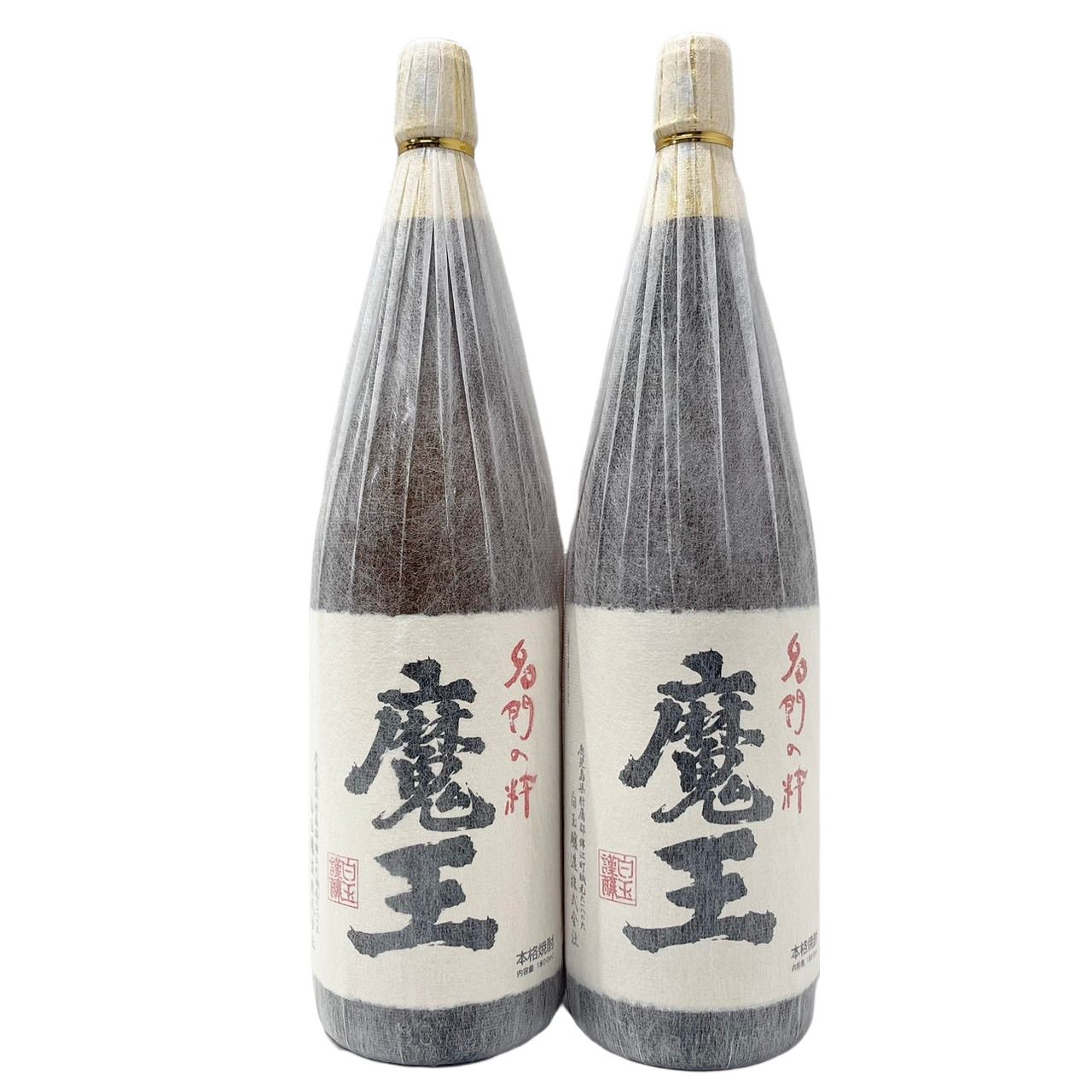 名門の粋 魔王 2本セット 1800ml 25度 一升瓶 1.8L 芋焼酎 白玉醸造 ...