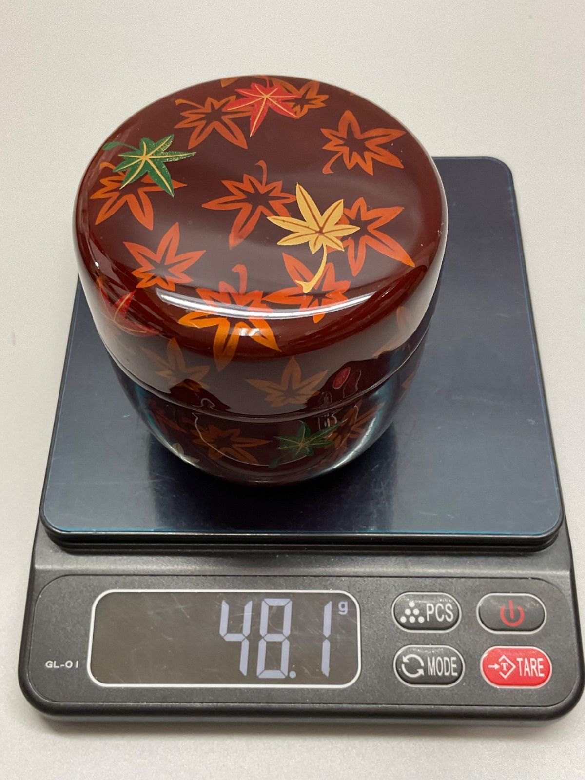 茶道具　乾漆茶器　輪島塗　中村宗悦作　乾漆茄子茶入　美品！！ 茶道具 乾漆茶器 輪島塗 中村宗悦作 乾漆茄子茶入 美品