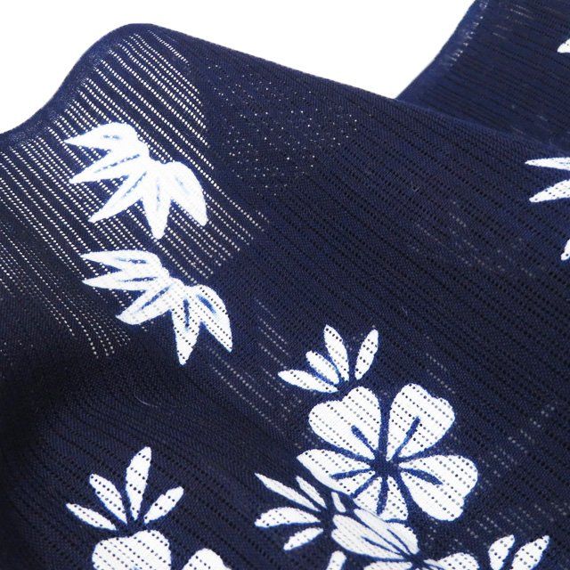 平和屋本店□極上 夏物 浴衣 有松鳴海絞り 反物 着尺 花繋ぎ 綿 逸品