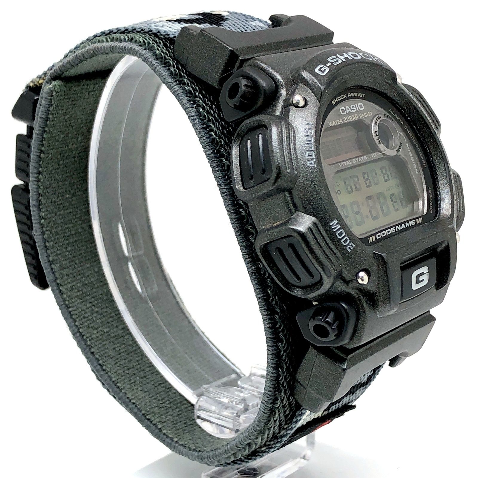 G-SHOCK ジーショック DW-8800MM-1T CODE NAME マサイマラ カモフラ クロスバンド ヒヒEL ガンメタリック 1997年11月発売