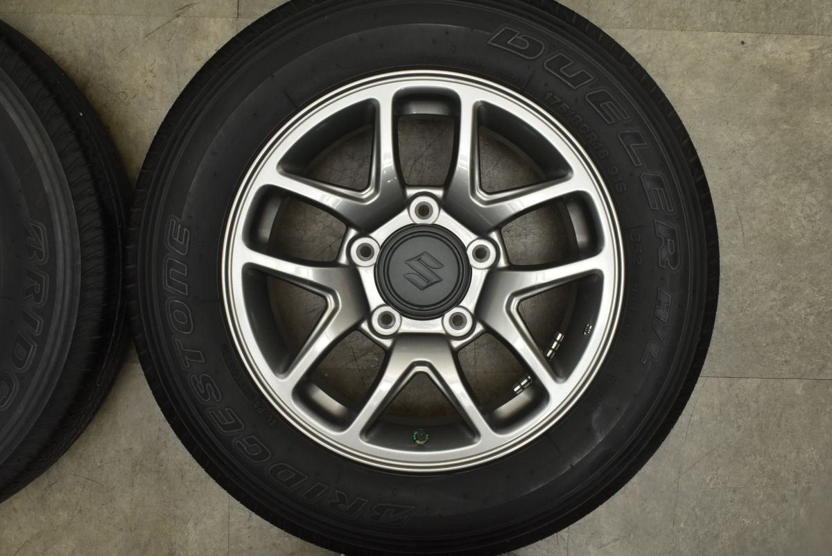2024年製 バリ溝 美品】スズキ JB64 ジムニー 純正 16in 5.5J +