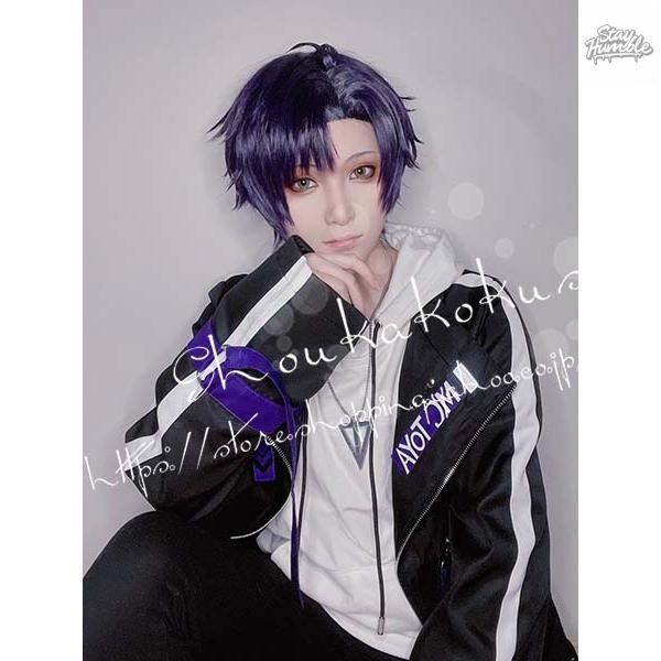 バーチャルライバー風 VTuber 彩虹社 剣持刀也 コスプレ衣装 ウィッグ cos靴 コスチューム 演出服 cosplay 変装 仮装