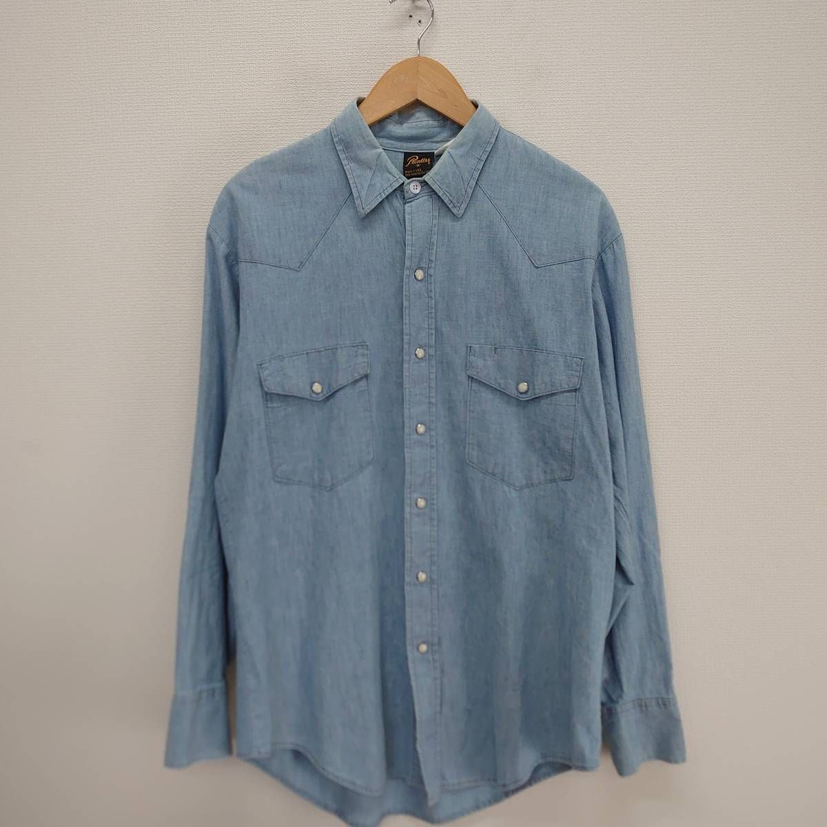 Prentiss プレンティス 長袖シャツ シャンブレーシャツ USA製 メンズ