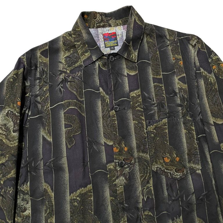 超希少 定価34,560円 ブルーナボイン タケトラジャンシャツ サイズ3 超希少 定価34,560円 ブルーナボイン タケトラジャンシャツ