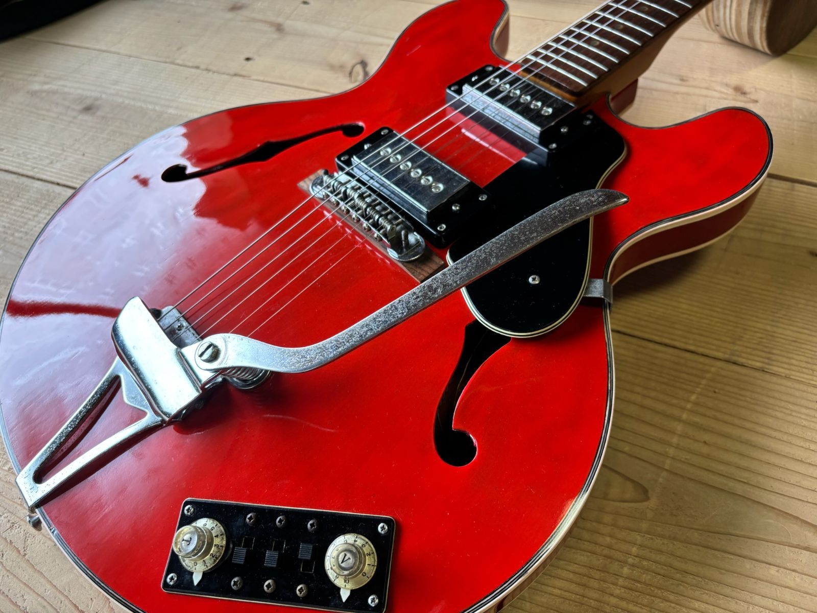 日本製フルアコタイプギター エピフォンカジノタイプ メーカー不明