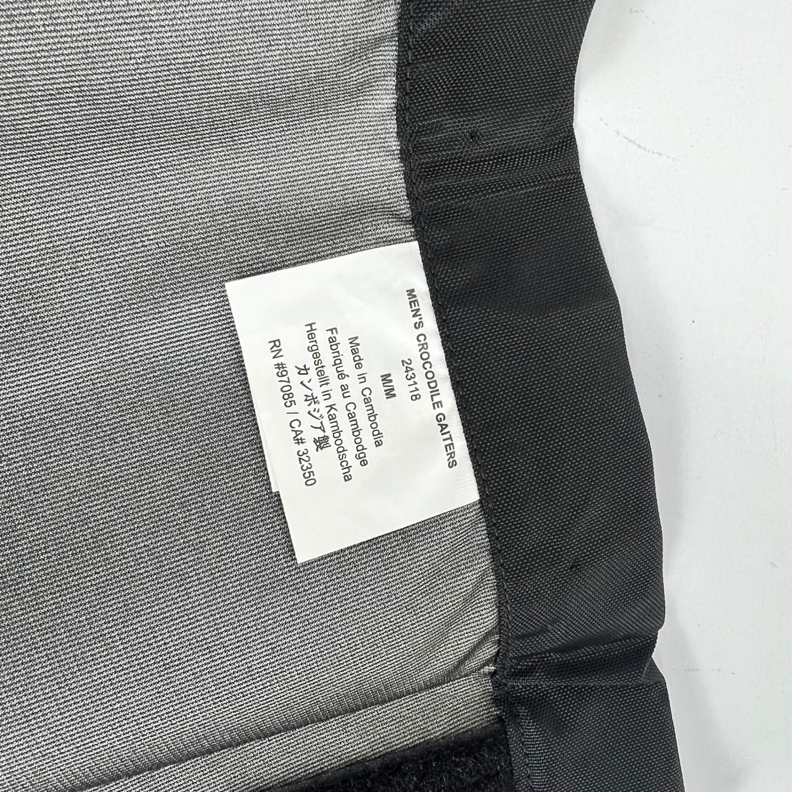  M ブラック系 Outdoor Research アウトドアリサーチ クロコ ゲイター Crocodile Gaiters ナイロン ウェア ウェア小物 スパッツ GORE TEX ゴアテックス z 0 ゲイター アウトドアウェア小物