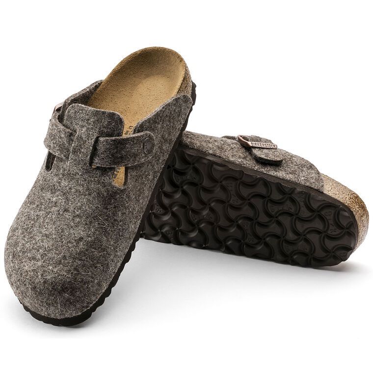 BIRKENSTOCK ビルケンシュトック Boston/ボストン カカオ boston_wool_cocoa1.jpg