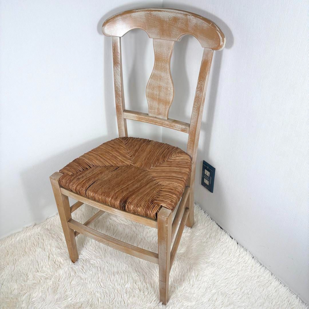 【良品】 ラッシチェア アンティーク ダイニングチェア ペーパーコードチェア 良品】 ラッシチェア アンティーク ダイニングチェア ペーパーコード
