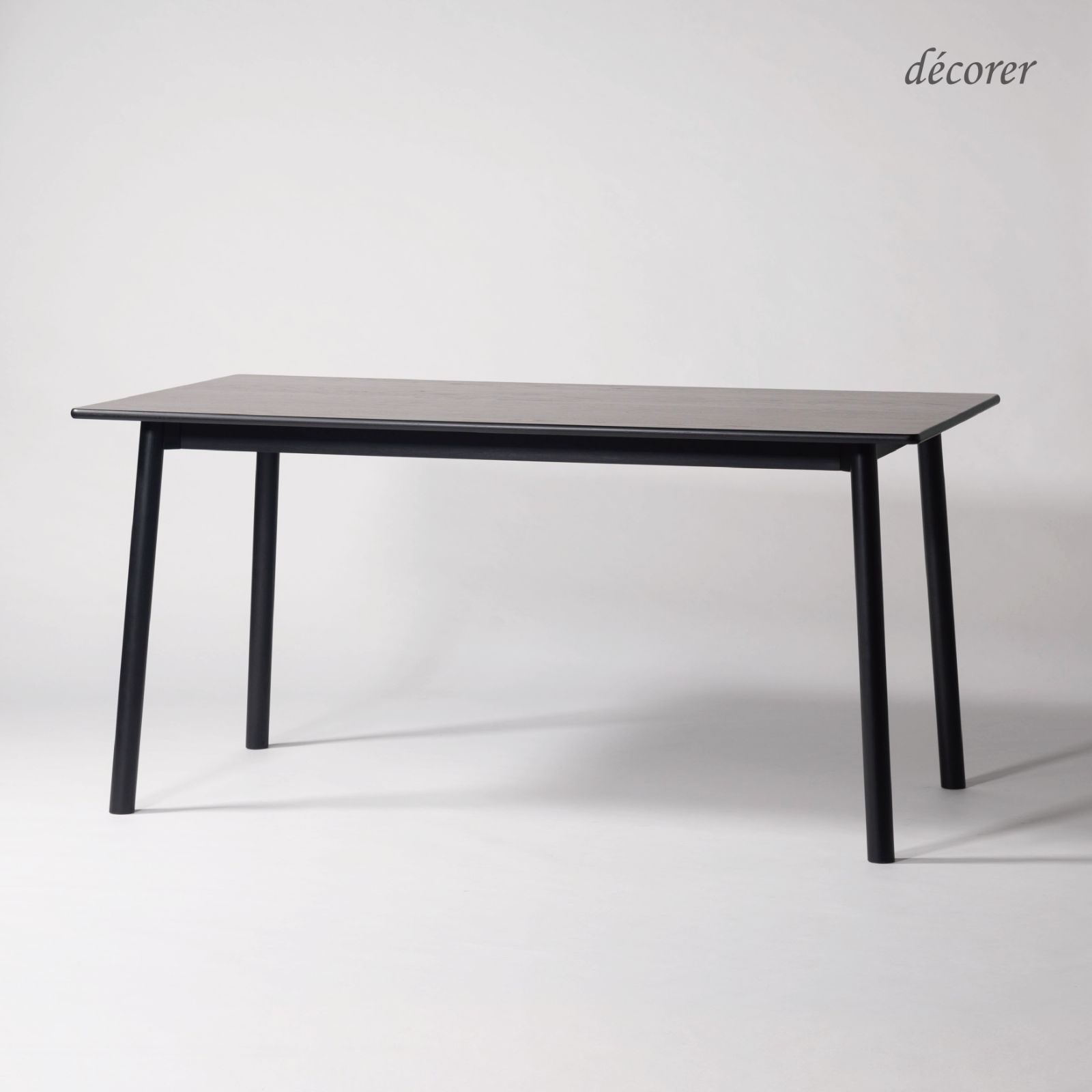 【新作】Oak dining table 150 No.16 / オークダイニングテーブル【幅150 奥行80 高72 : 3色】 北欧 スタイル オーク 長方形 四角 モダン ブラック 黒 木製 天然木 デスク ダイニング リビング テーブル 【送料込み】