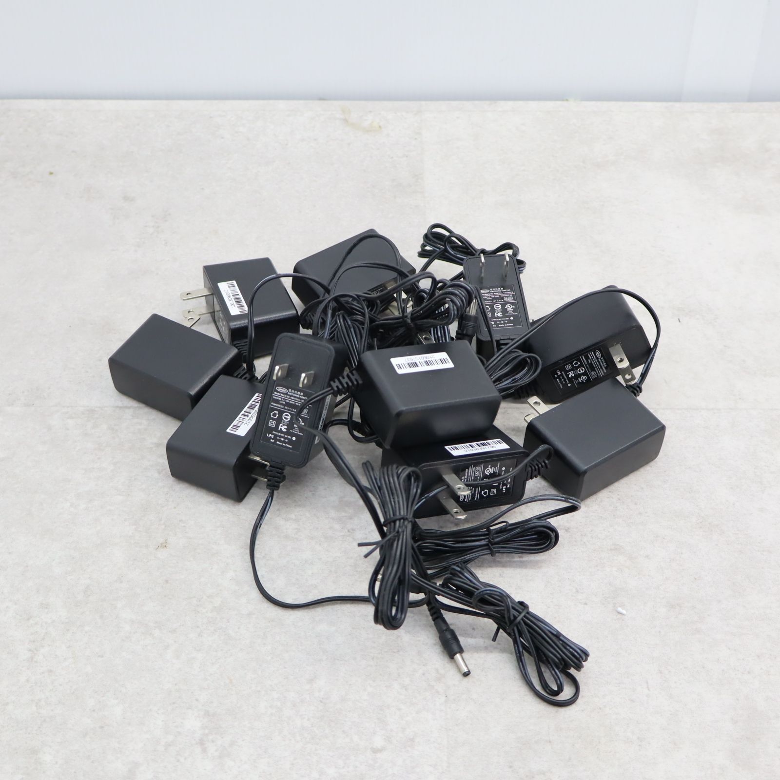 ∨アダプターまとめ 12V 1A｜10個まとめ　ACアダプター｜AMIGO AMS159A-1201000FU 100～240V｜ 50/60Hz 0.5A/33VA■O8178