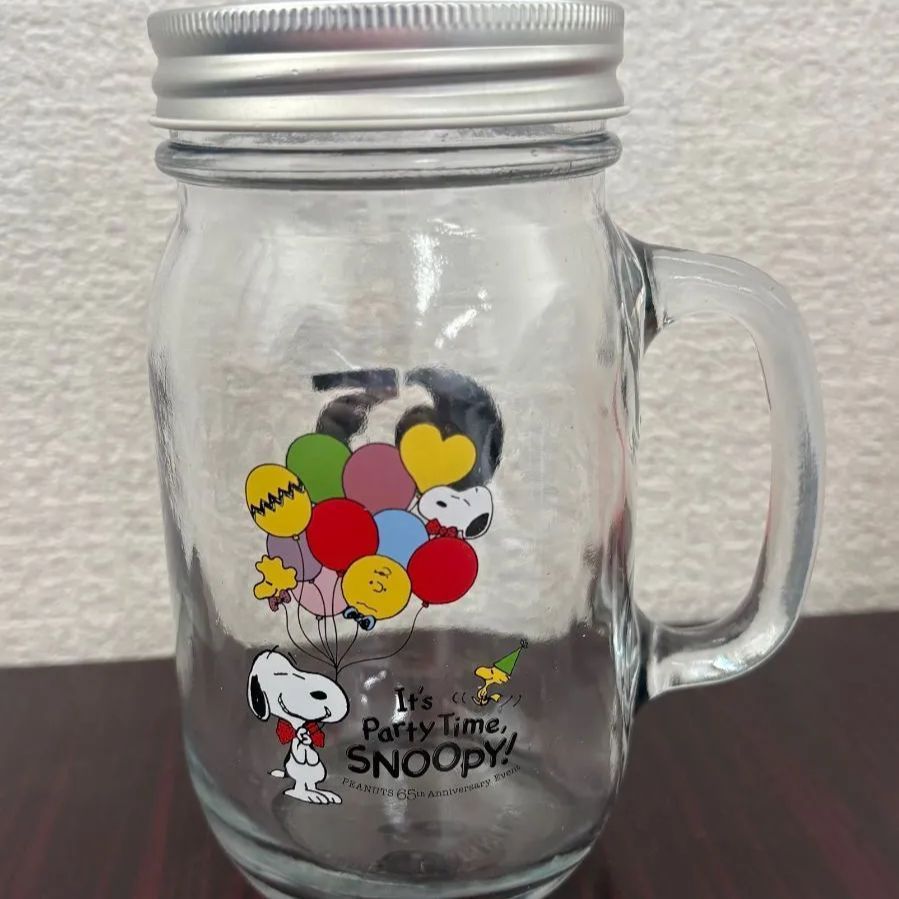 【レア】Anchor Hocking スヌーピー\"GOODIES\"ジャー(M) レア】Anchor Hocking スヌーピー