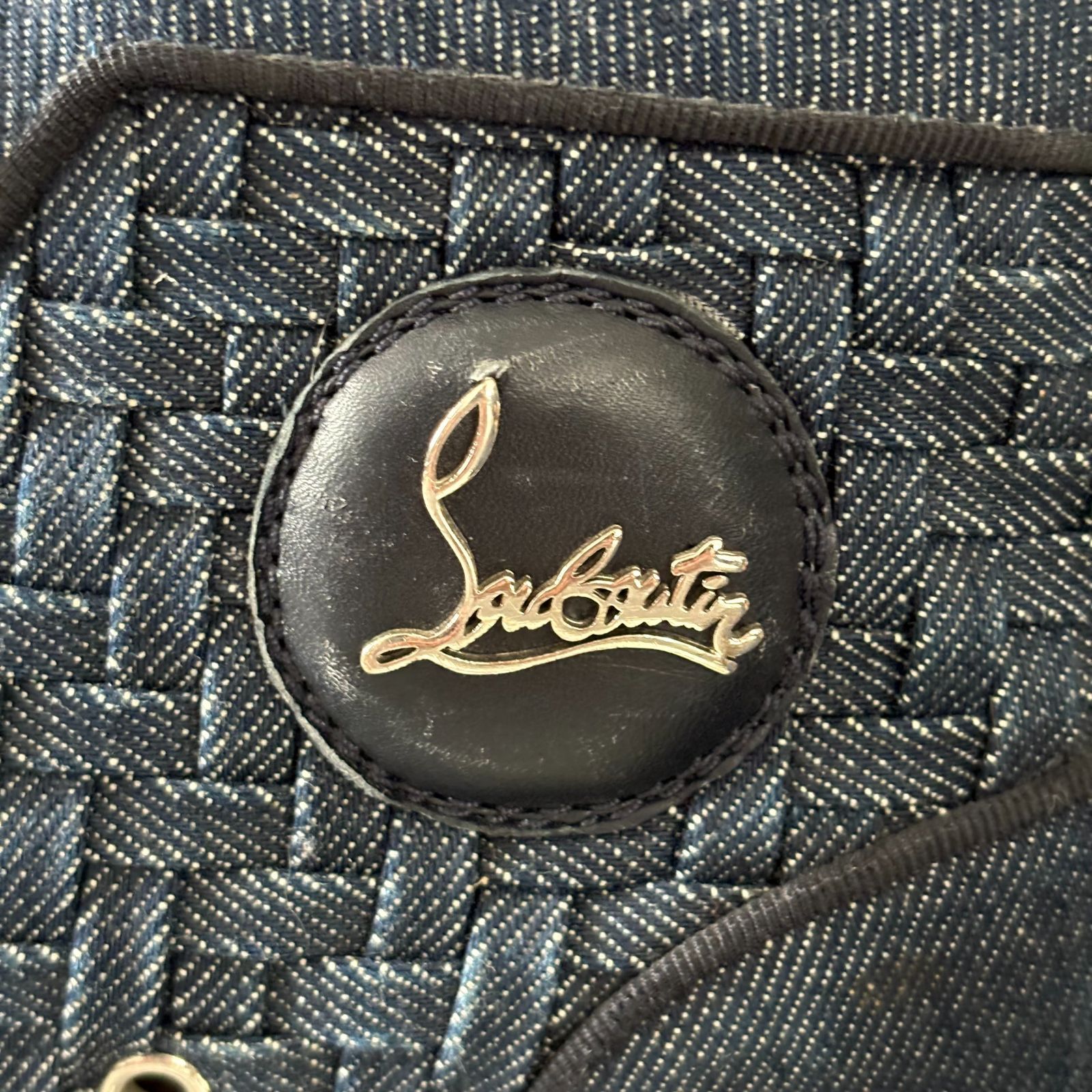 Christian Louboutin クリスチャンルブタン デニムスタッズ イントレ