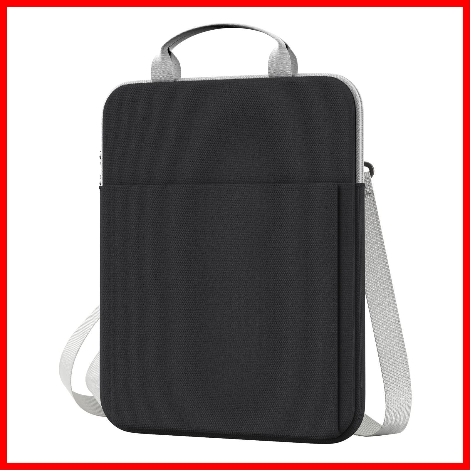 MacBook 全面保護 手提げバンド/肩ストラップ付き Air 大容量収納 ポリウレタン製 11.6in/iPad 小学生 小学生 第10世代 ケース クロームブック ケース/iPad PC収納バッグ 11.6インチまで対応 Pro11/Air5/4/1