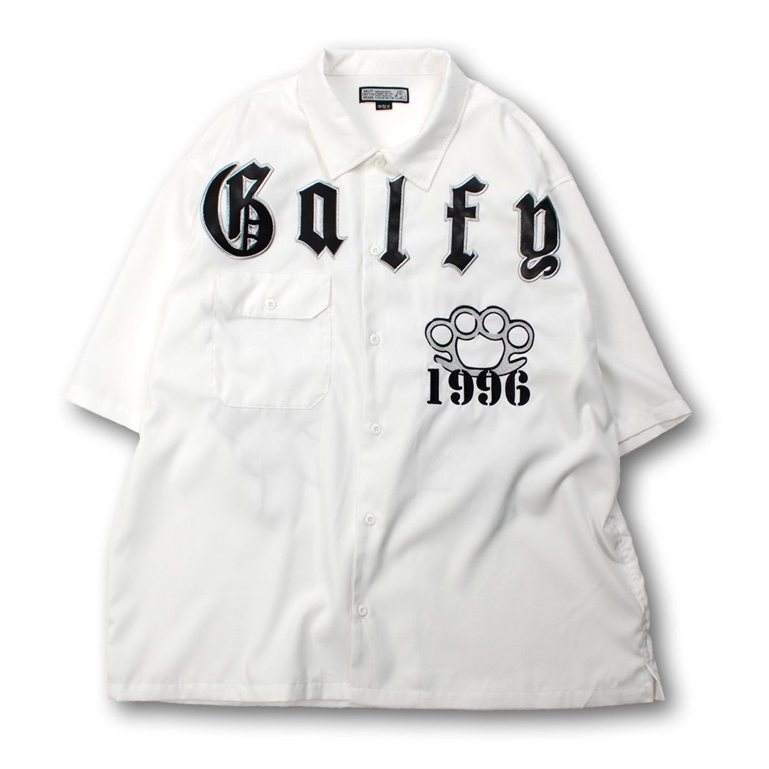 新作】【GALFY／ガルフィー・チカーノガルシャツ（ホワイト