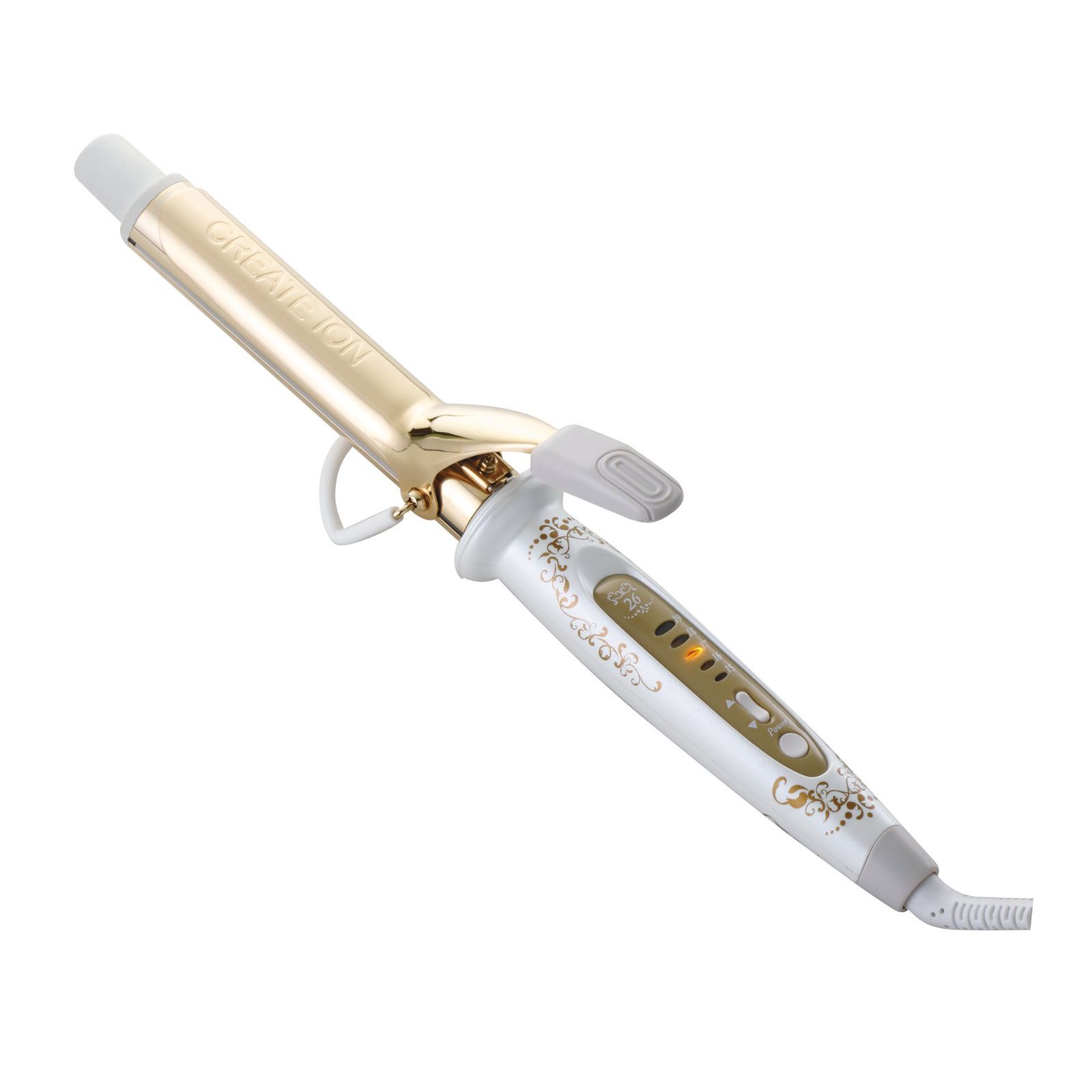 Color:ゴールド_Size:26mm クレイツ ヘアアイロン グレイス カール 26mm 海外兼用 CIC-W7208N