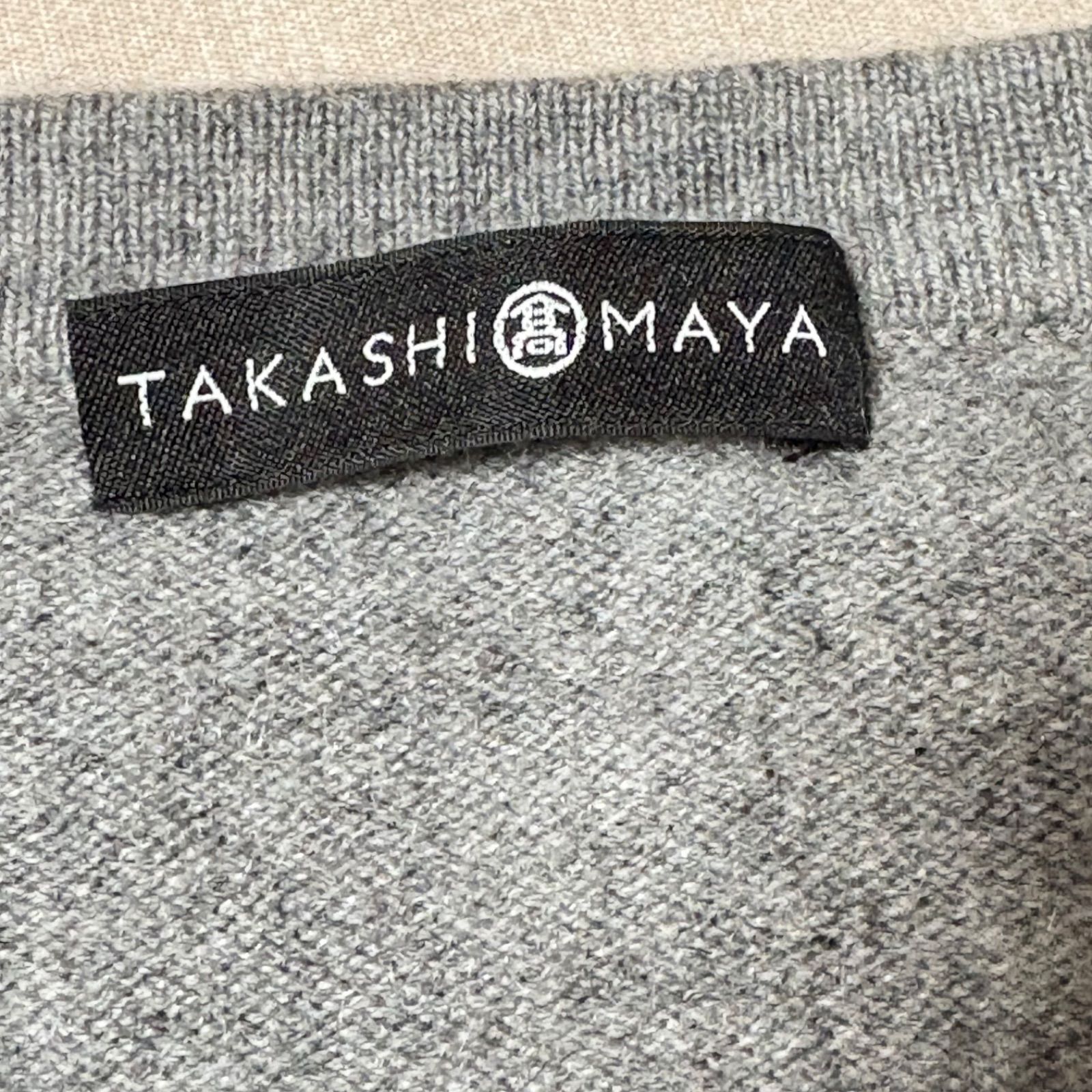 高島屋 カシミヤ100% カーディガン Lサイズ ライトグレー 上質素材 