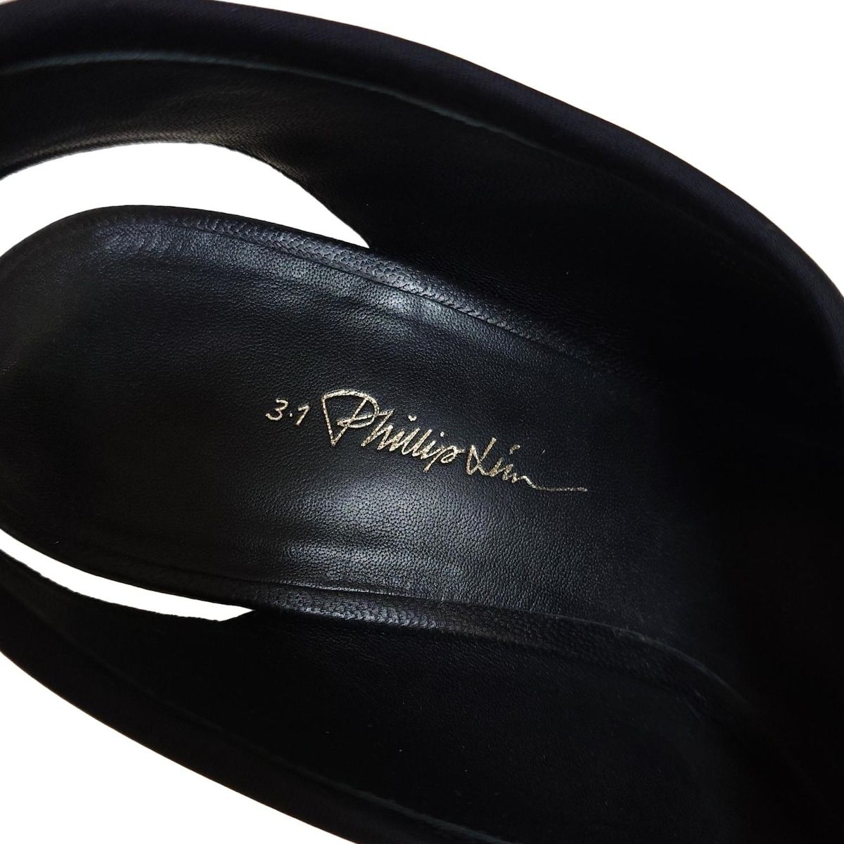 3.1 Phillip lim スリーワンフィリップリム サンダル 37 レディース - 黒 レザー KIN-KAAI_COM