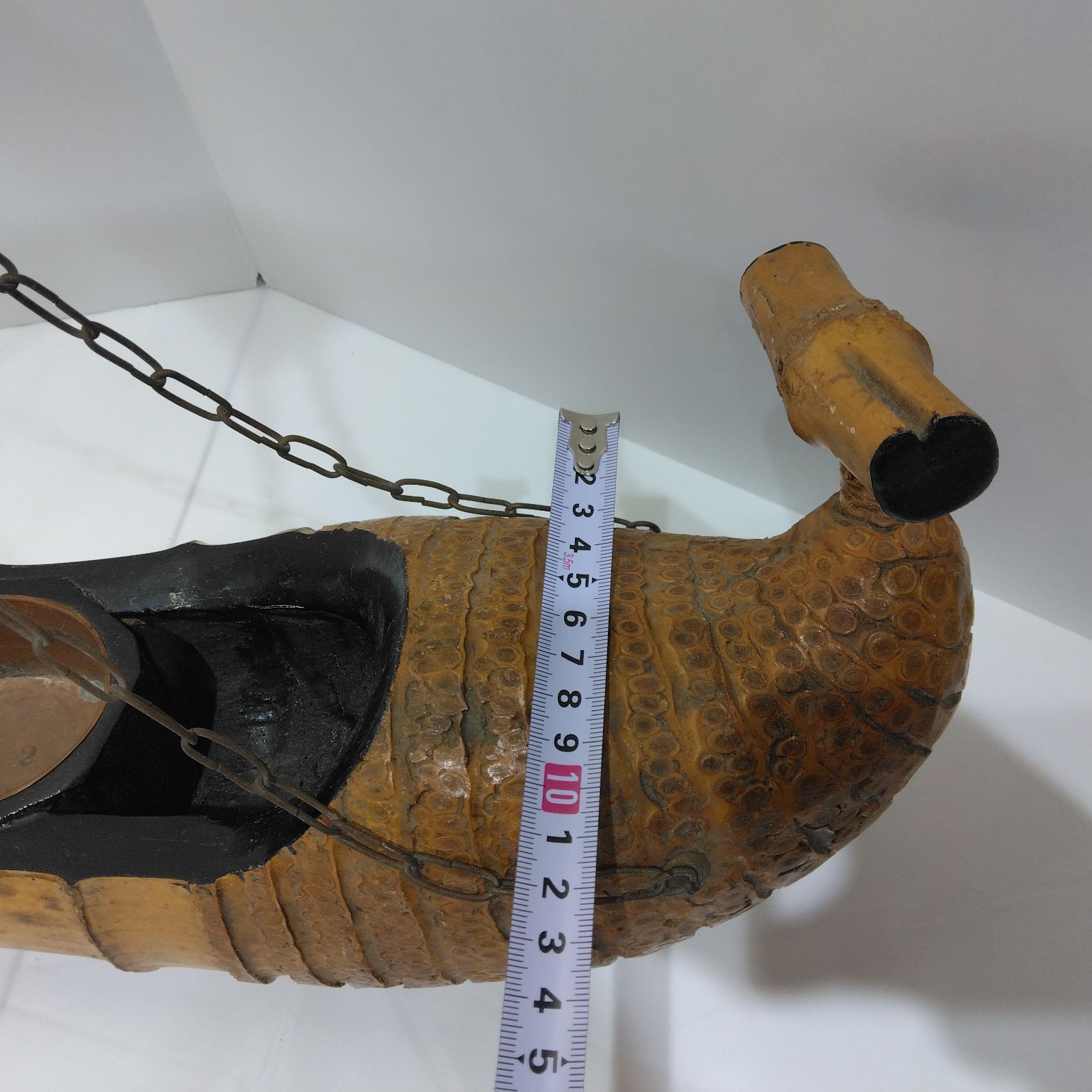 竹 花器 吊り舟