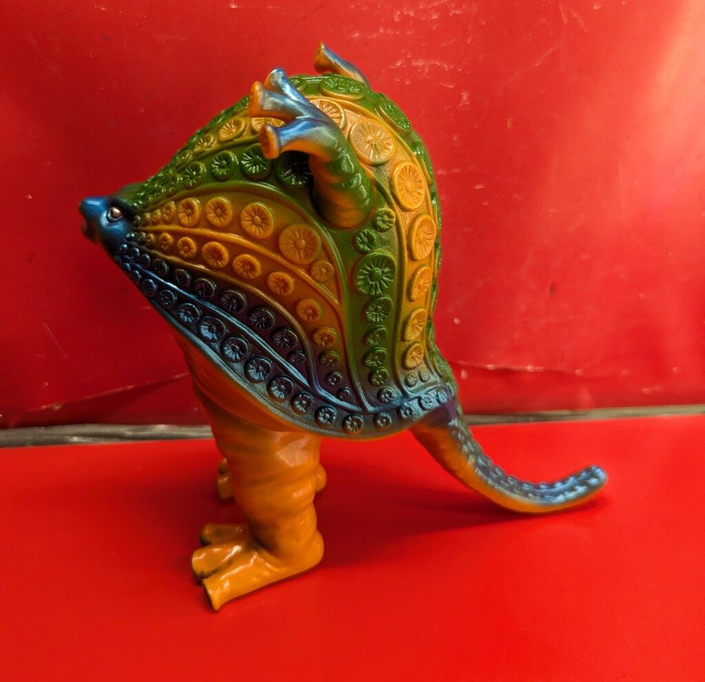 B-CLUB 復刻版怪獣シリーズ ブルマァク カネゴン 金スプレー クリーム成型 B-CLUB 復刻版怪獣シリーズ ブルマァク カネゴン 金スプレー