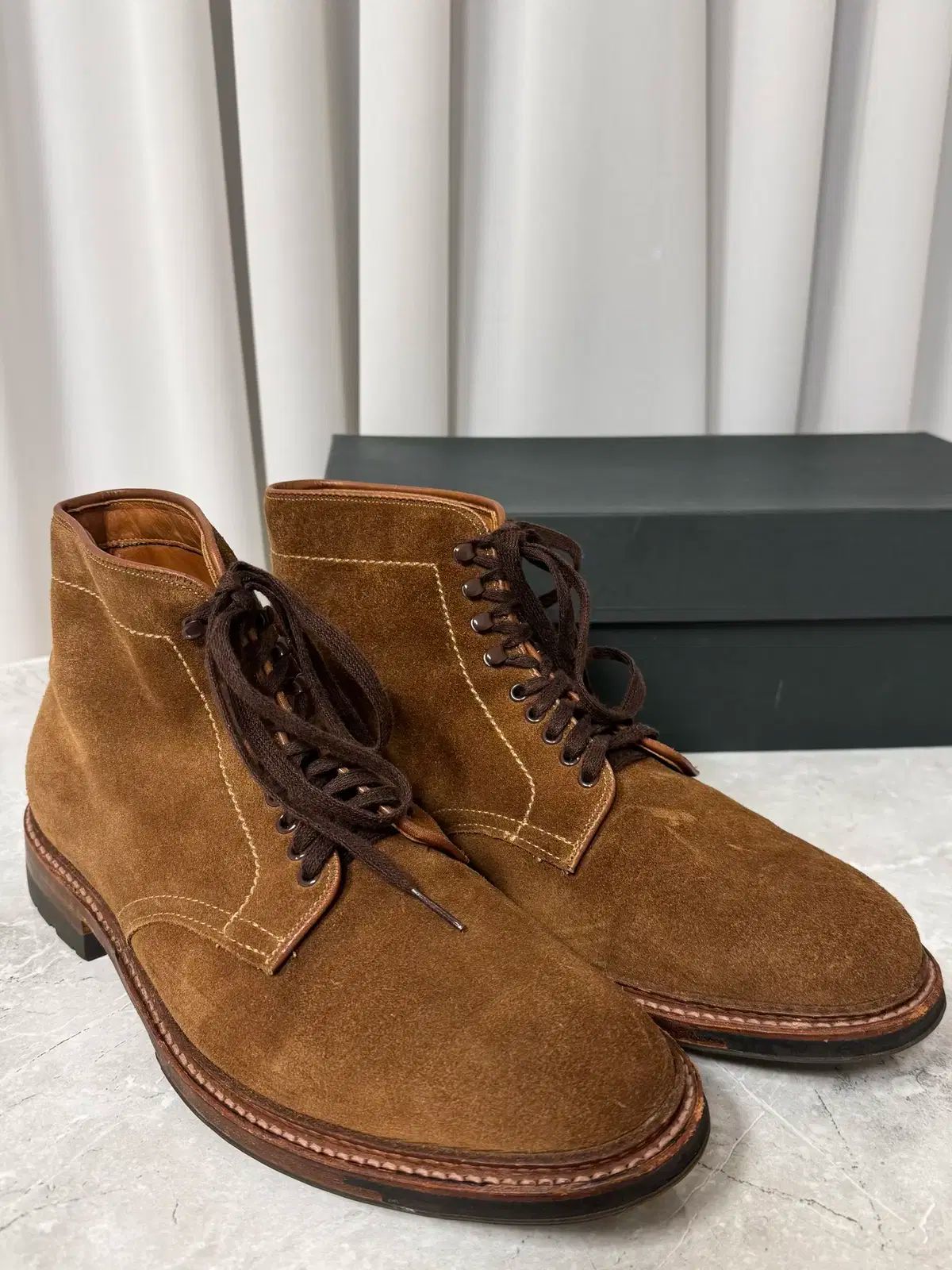 ALDEN オールデン 4511 HC 嗅ぎタバコ スエード プレイント ブーツ 8 5