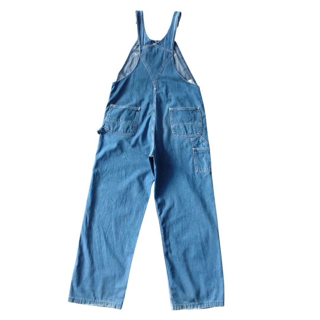 □古着 USA製 Carhartt カーハート デニムオーバーオール サロペット