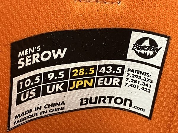 BURTON SEROW 28.5cm 10.5