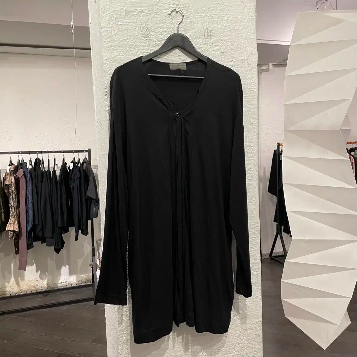 Yohji Yamamoto ヨウジ ヤマモト ポアオム アシメントリー オーバーサイズ シャツ